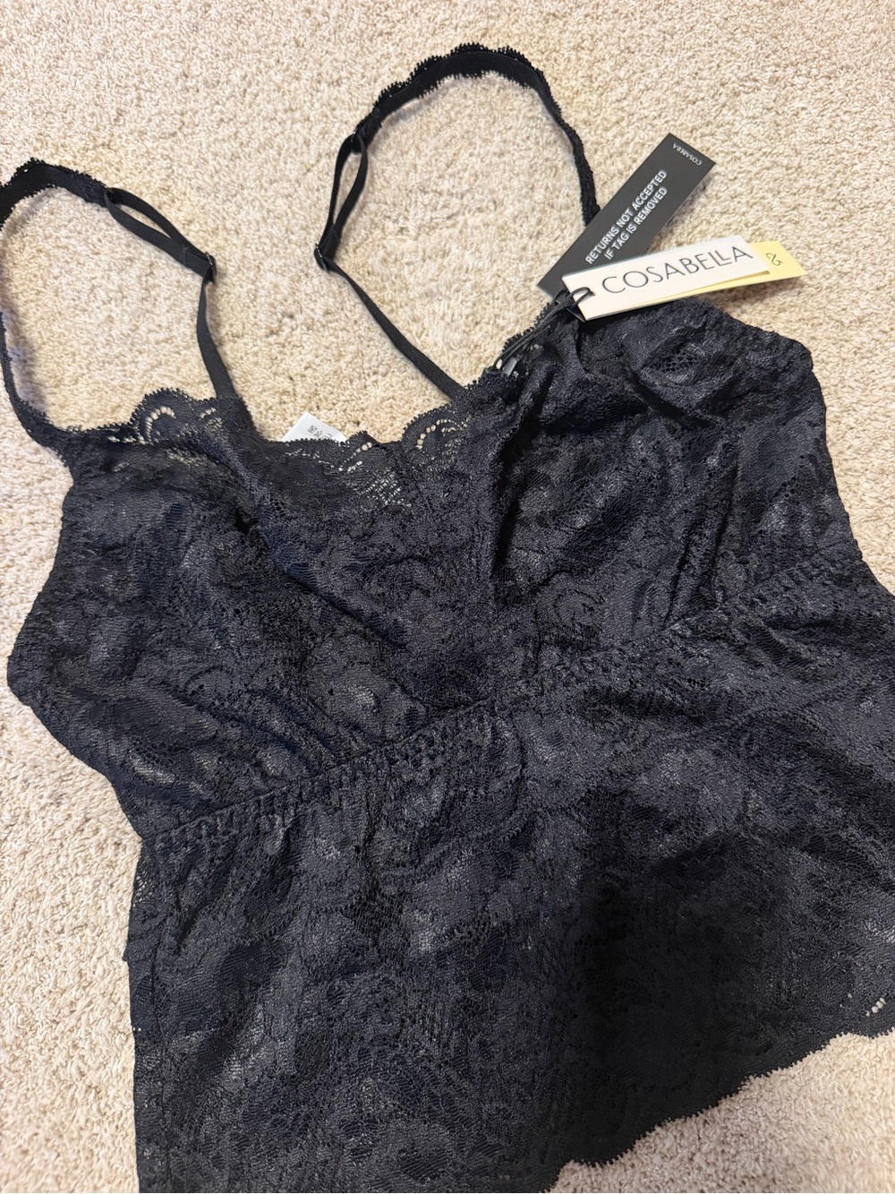 Cosabella BRAND NEW NWT Never Say Never Crop Cami Medium